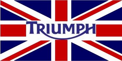 Unionjack combined with Triumph-Logo